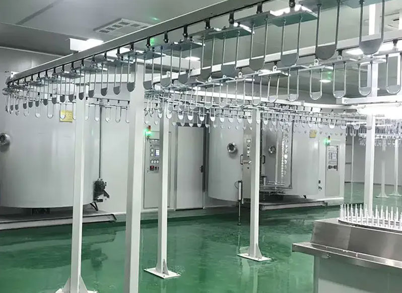 Full Auto Cosmetic Bottles And Caps Metallizing Vacuum Coating Machine